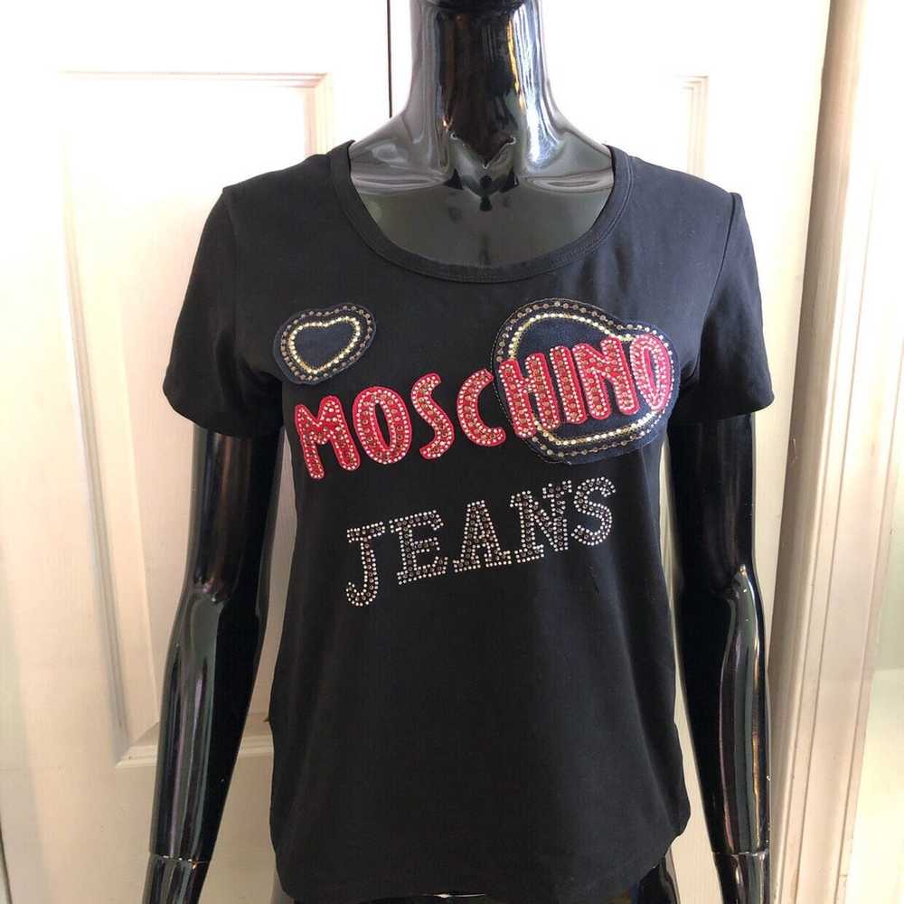 Moschino Vintage Moschino Jeans Rhinestone Shirt - image 4