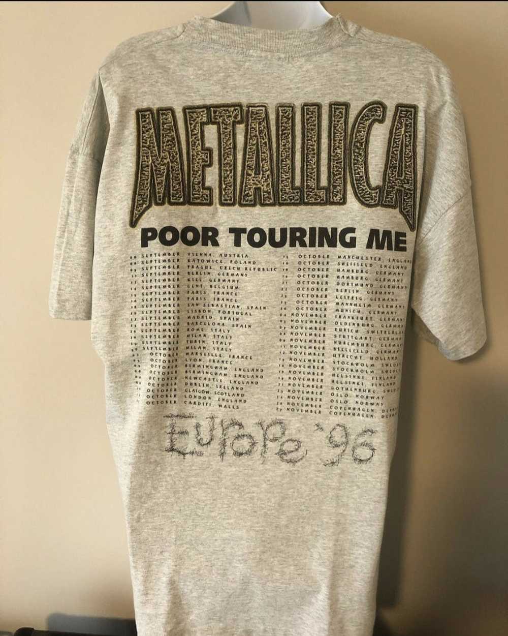 Metallica × Tour Tee × Vintage Vintage Metallica … - image 8