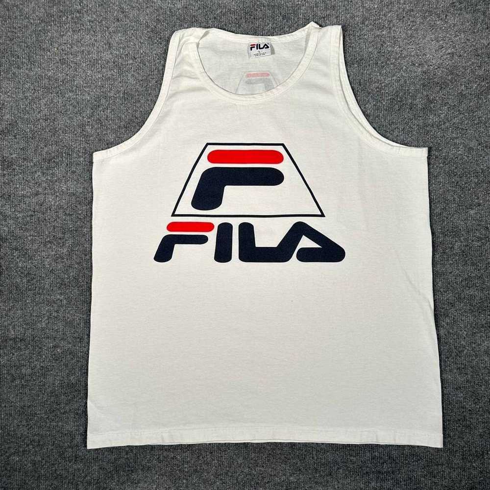 Fila × Vintage Vintage 90s Fila Tank Top T Shirt … - image 2