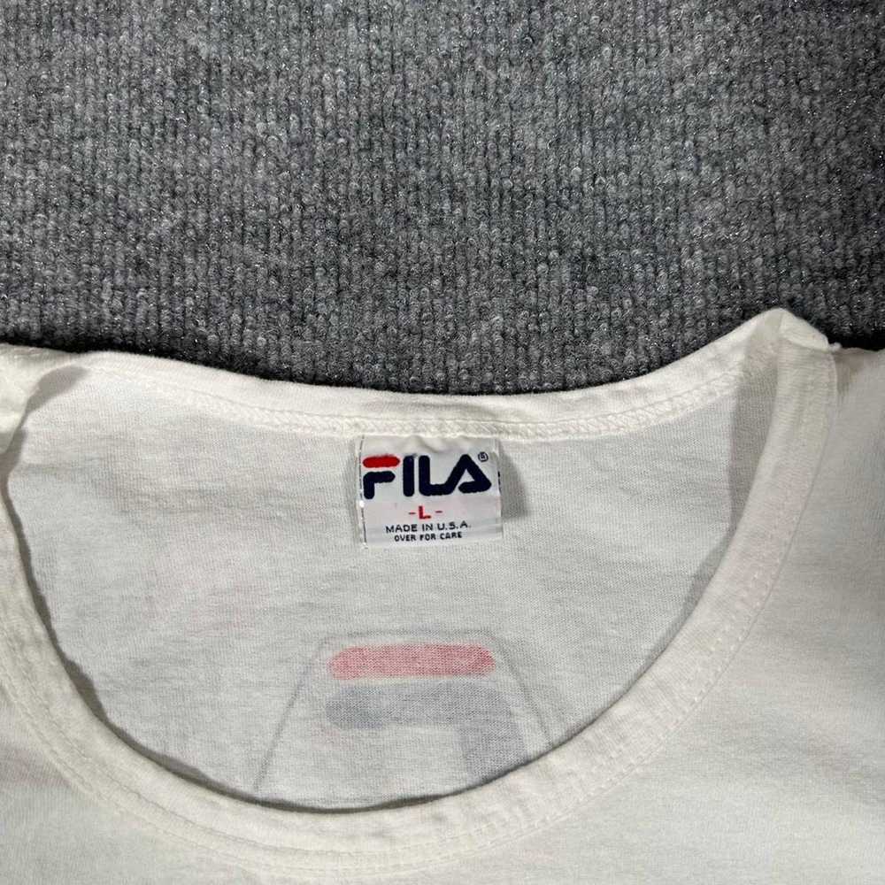 Fila × Vintage Vintage 90s Fila Tank Top T Shirt … - image 4