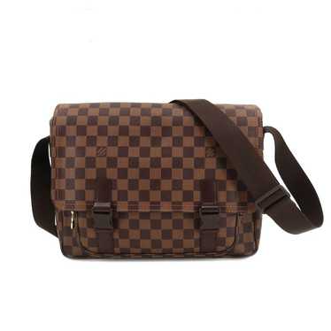 Louis Vuitton Damier Messenger Melville Leather Fabric Brown Shoulder bag  642