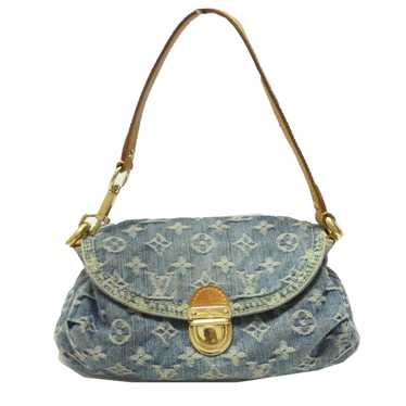 Louis Vuitton, Bags, Louis Vuitton Mini Pleaty Monogram Denim Bag Vintage  Jean Shoulder Bag Wow