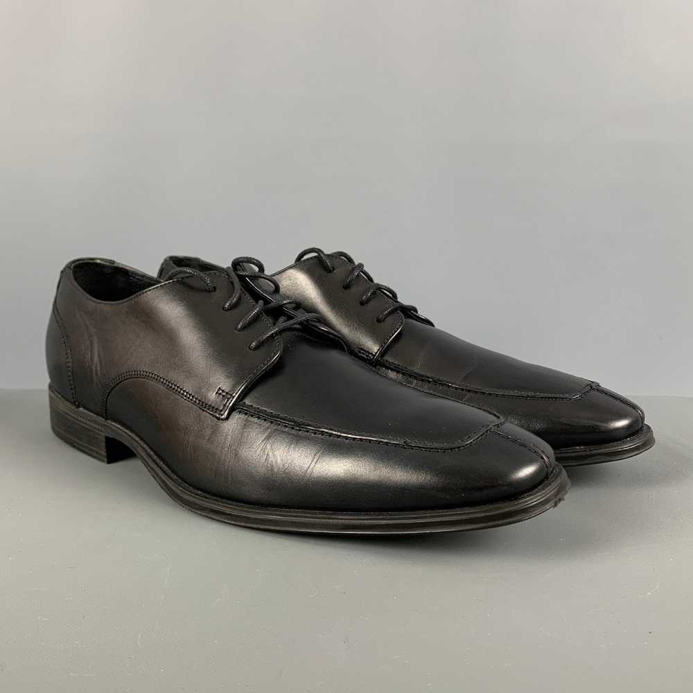 Cole Haan Black Leather Split Toe Lace Up Shoes - image 1