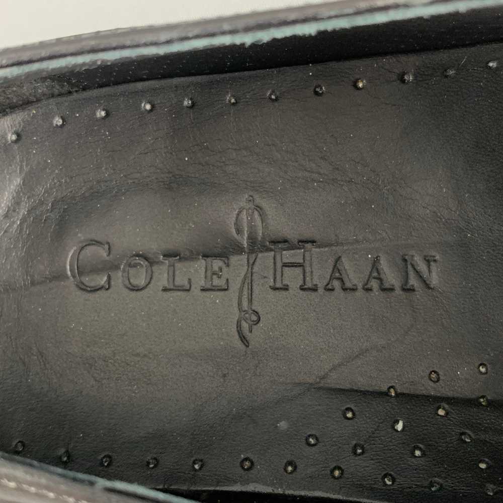 Cole Haan Black Leather Split Toe Lace Up Shoes - image 8