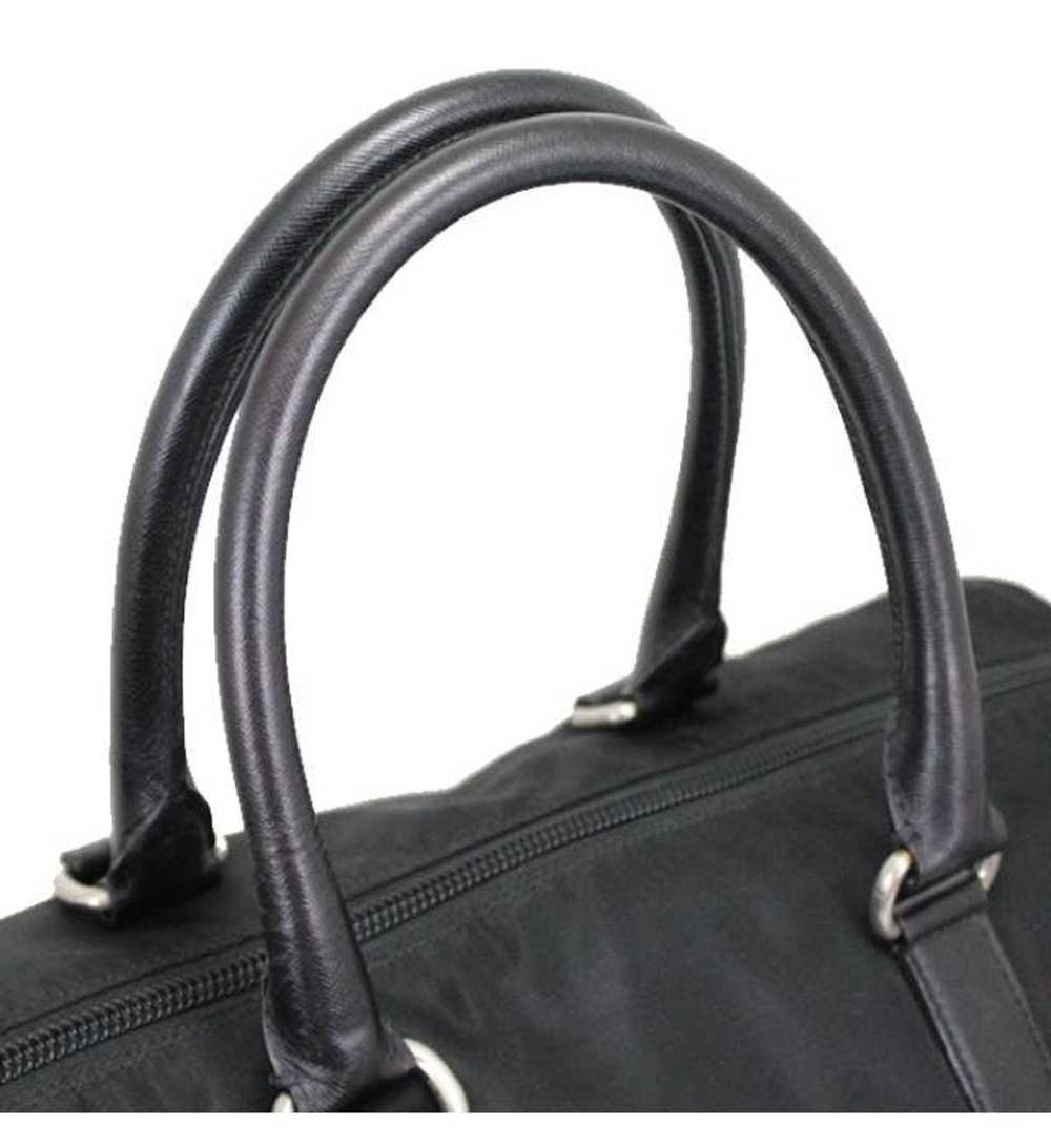 Prada Prada Shoulder Bag Triangle Nylon Black - image 3