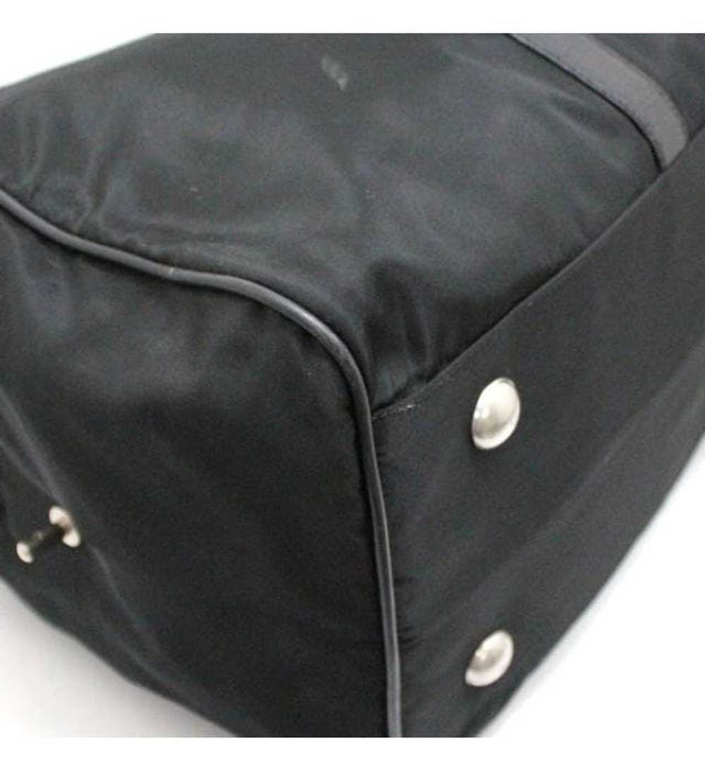 Prada Prada Shoulder Bag Triangle Nylon Black - image 5