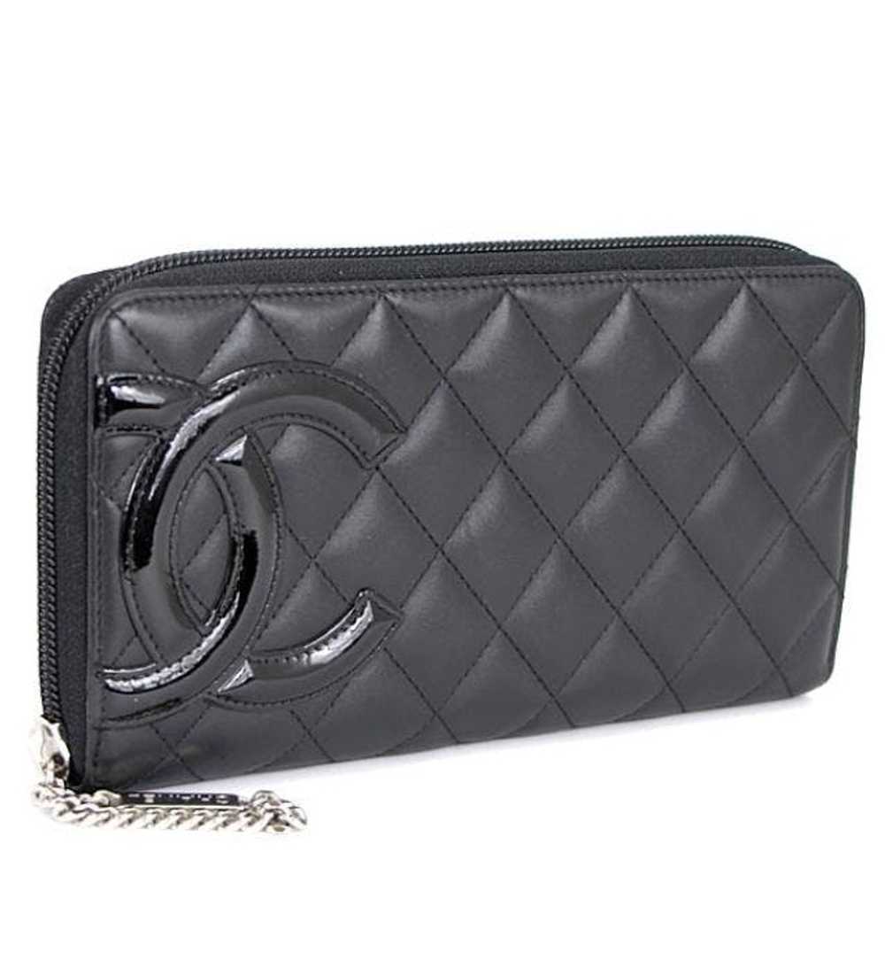 Chanel Chanel Cambon Round Fastener Long Wallet B… - image 1