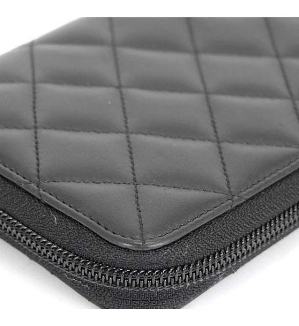 Chanel Chanel Cambon Round Fastener Long Wallet B… - image 6