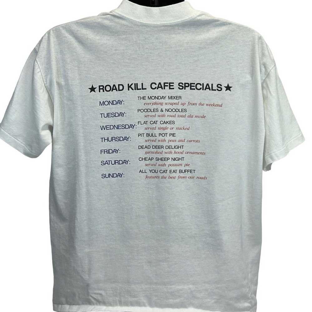 Vintage Road Kill Cafe Vintage 90s T Shirt Funny … - image 3