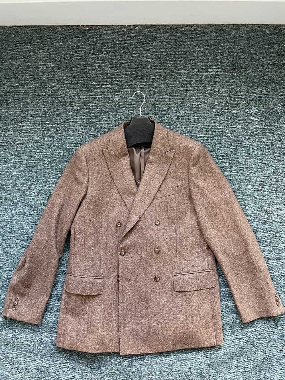 J.Crew Double breasted Kenmare suit jacket - image 1