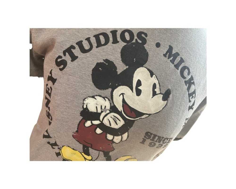 Disney Mickey Mouse ringer gray t-shirt - image 8