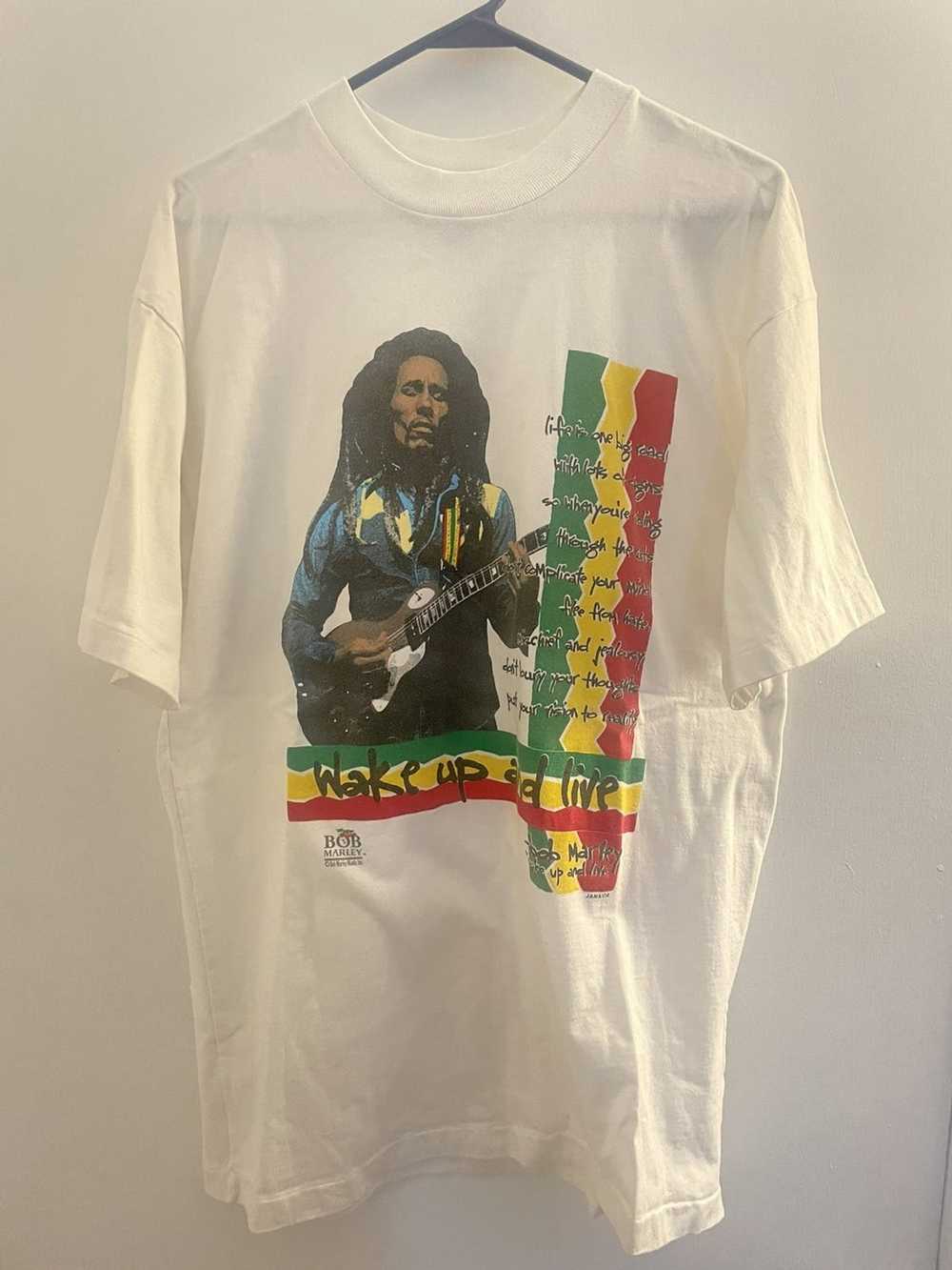Band Tees × Vintage Vintage Bob Marley T-Shirt - image 1