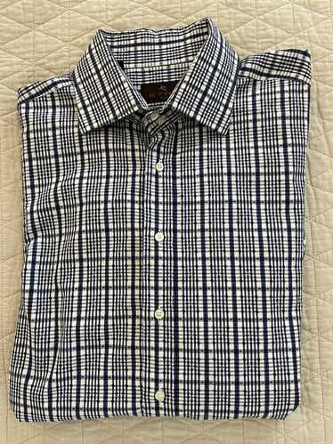 Etro Bold Jacquard Check Print Sport Shirt