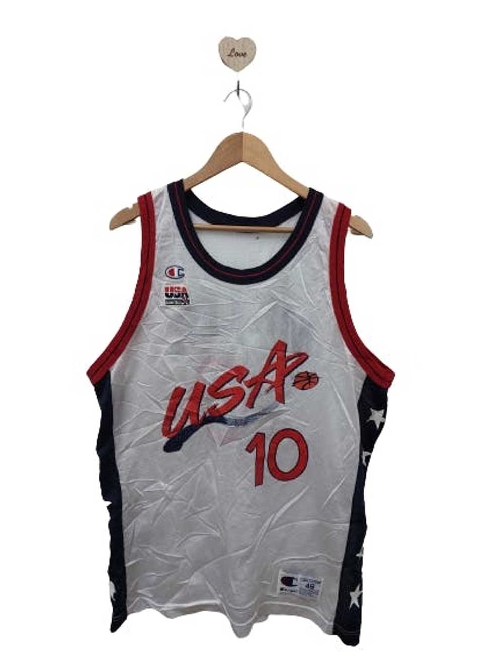 Champion × Jersey × NBA Vintage Reggie Miller USA… - image 1