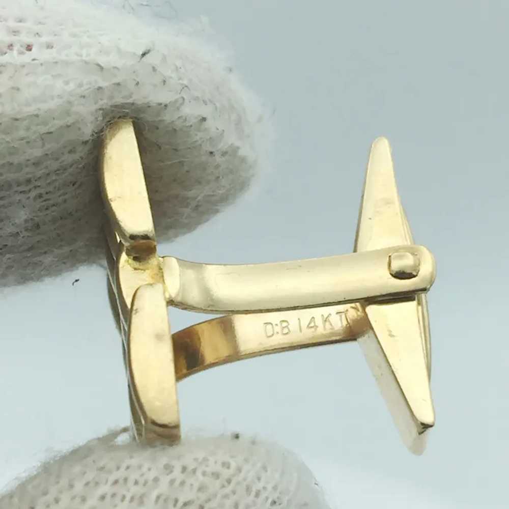 14K Cufflinks - image 2