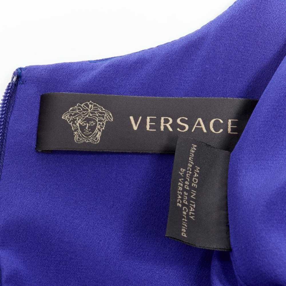 Versace VERSACE 2012 royal blue Byzantine Cross p… - image 8