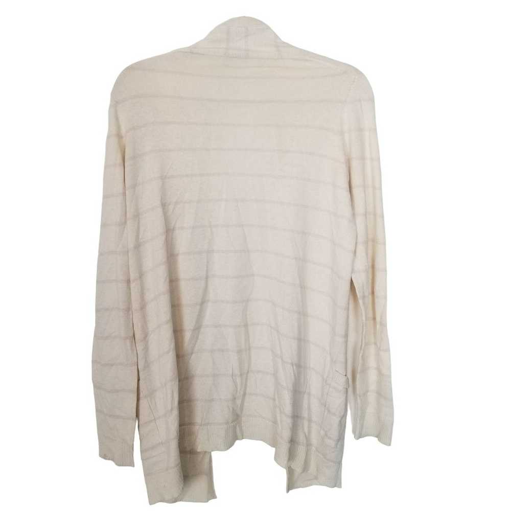 Theory Theory Womens M Cream/Pink Striped Cotton … - image 8