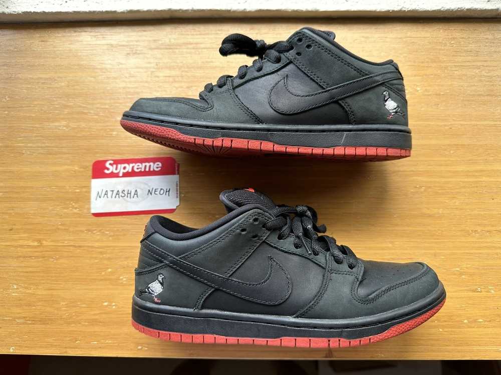 Nike US5.5 Nike SB Dunk Low Black Pigeon Jeff Sta… - image 1