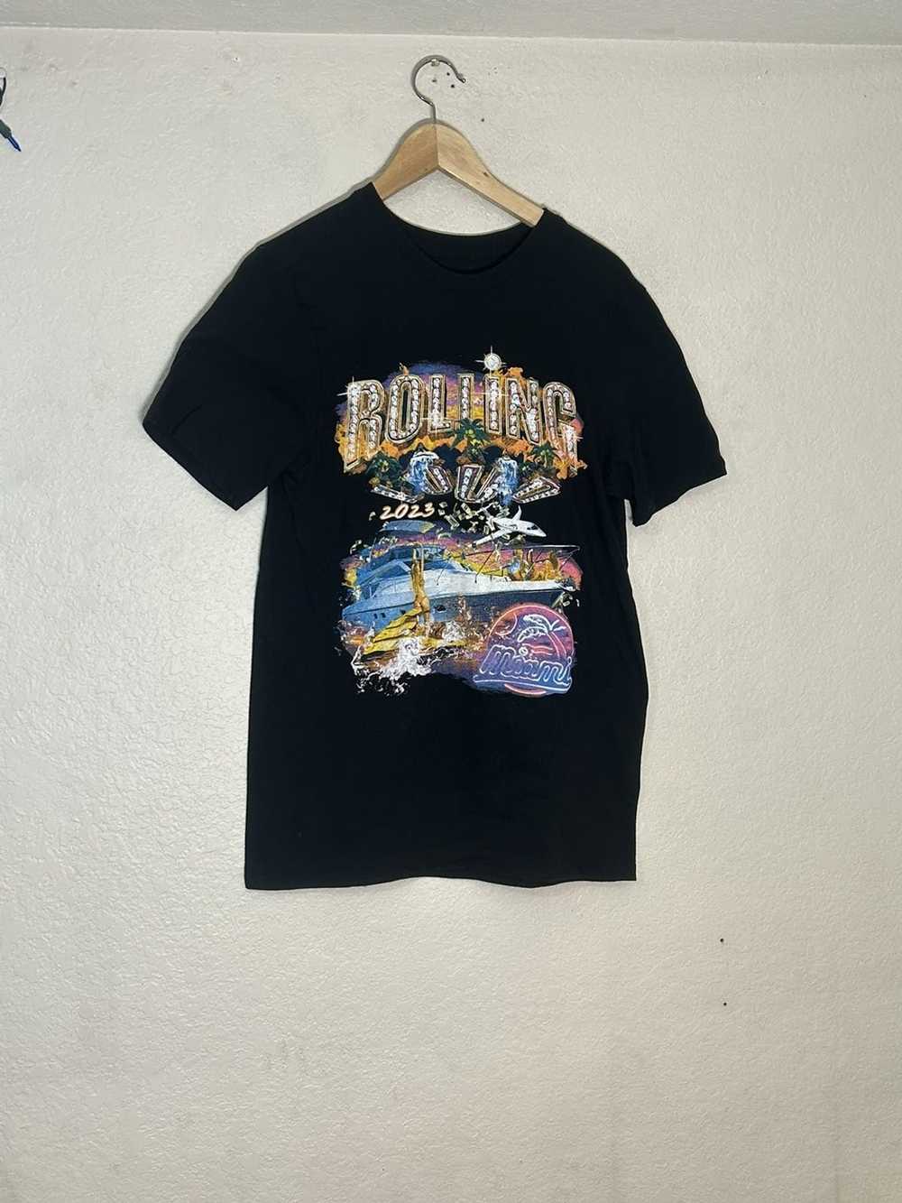 Rolling Loud RL Flames T Shirt Miami 22 XL