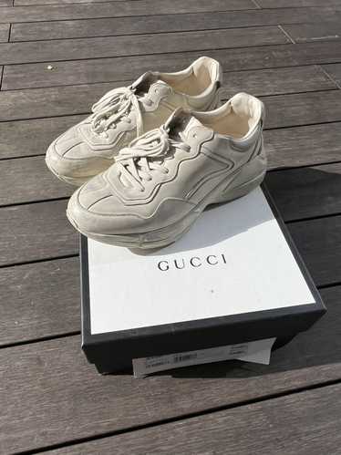 Gucci Gucci rython distressed sneaker