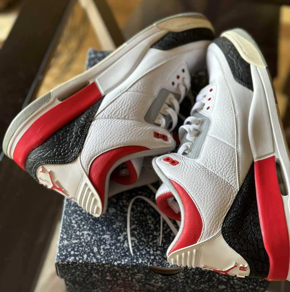 Jordan Brand Nike Air Jordan 3 Retro Fire Red 136… - image 12