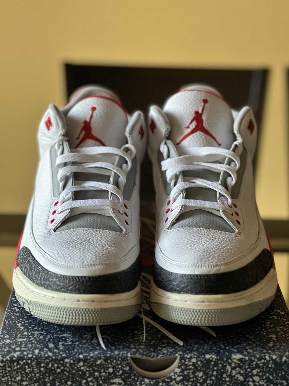 Jordan Brand Nike Air Jordan 3 Retro Fire Red 136… - image 1