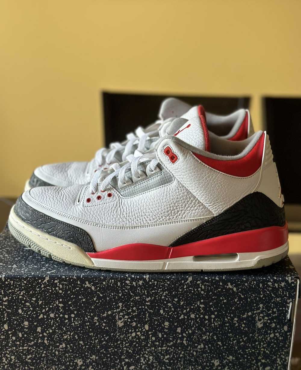 Jordan Brand Nike Air Jordan 3 Retro Fire Red 136… - image 3