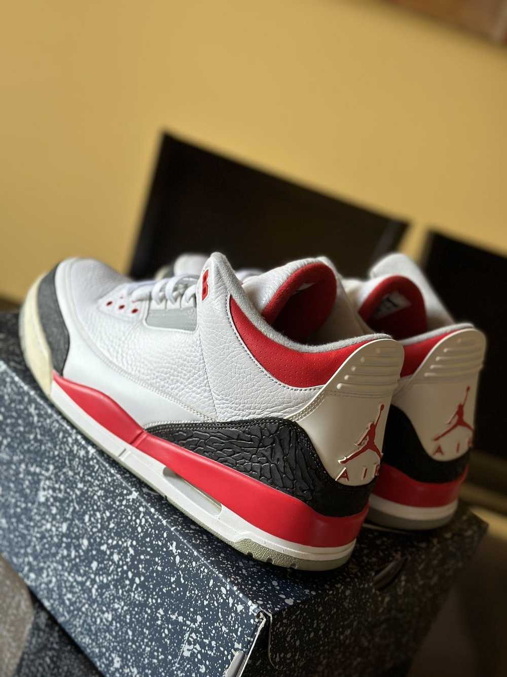 Jordan Brand Nike Air Jordan 3 Retro Fire Red 136… - image 5