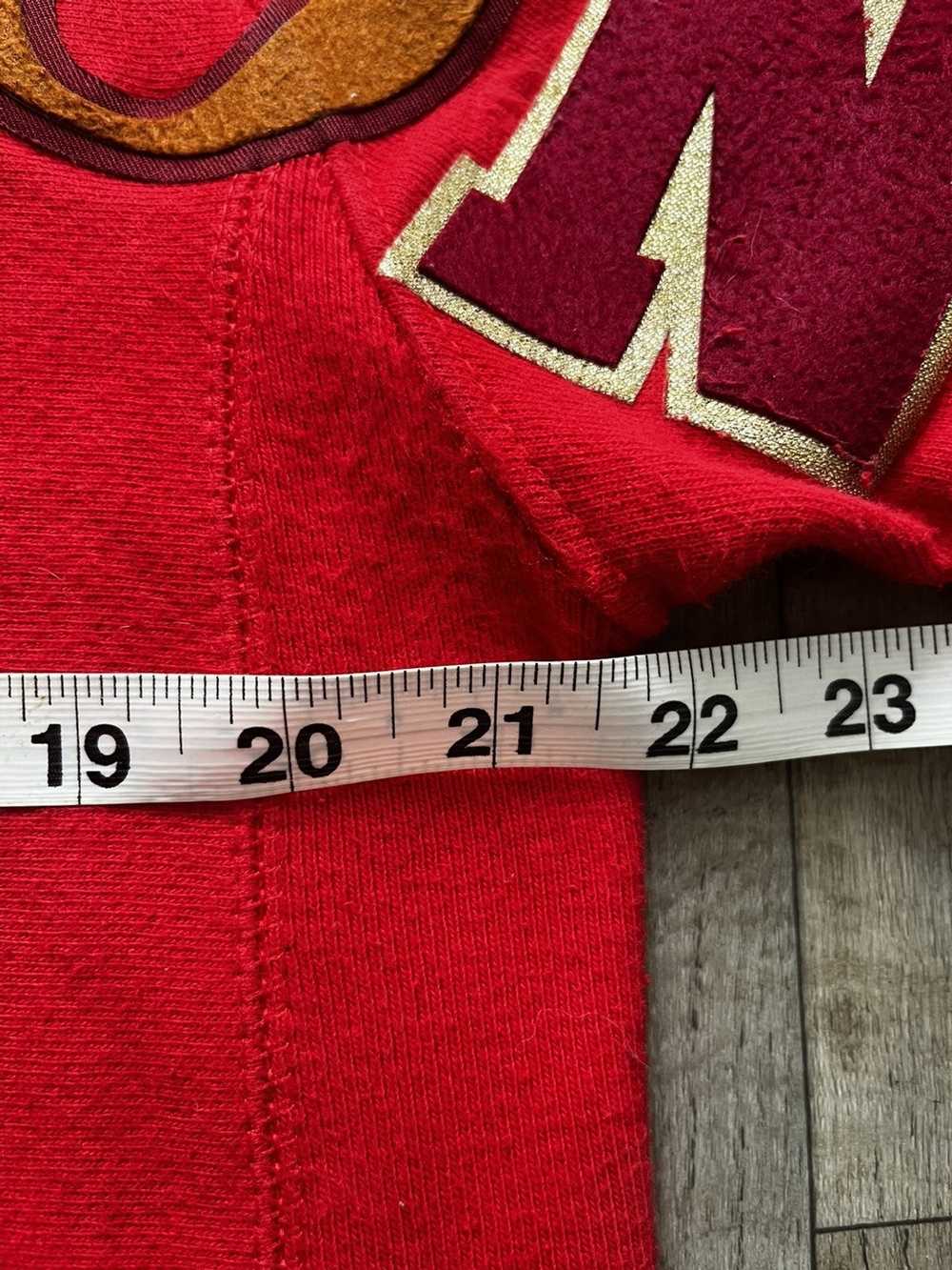 Champion Champion Red Letterman Style Hoodie - image 4