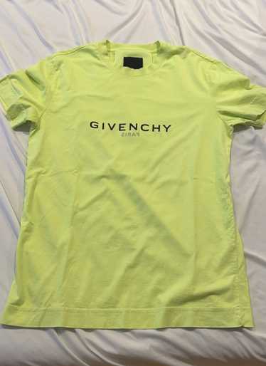 Givenchy Givenchy men’s yellow slim fit reverse Te