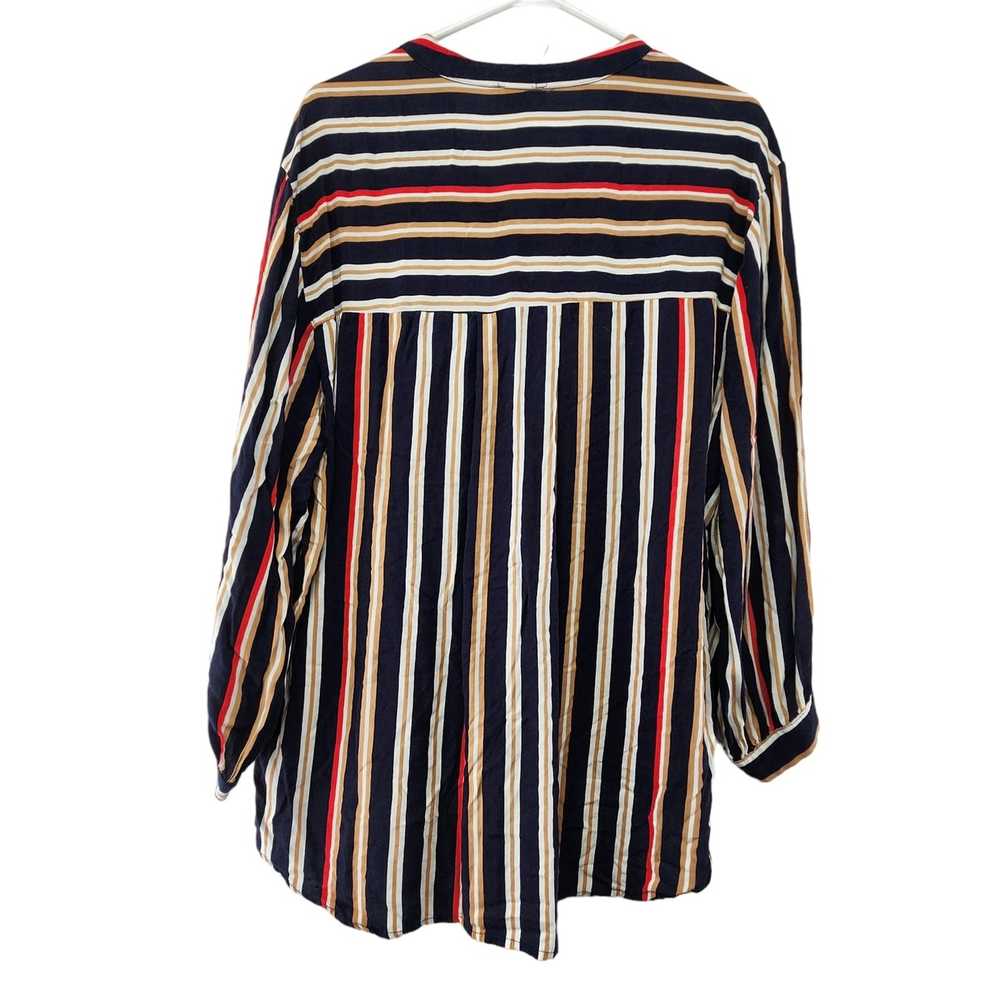 Other Umgee Striped Oversize Slouchy Button Up Lo… - image 2