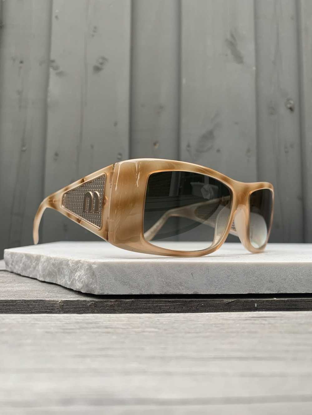 Miu Miu × Prada × Vintage 2000s Miu Miu Mesh Sung… - image 2