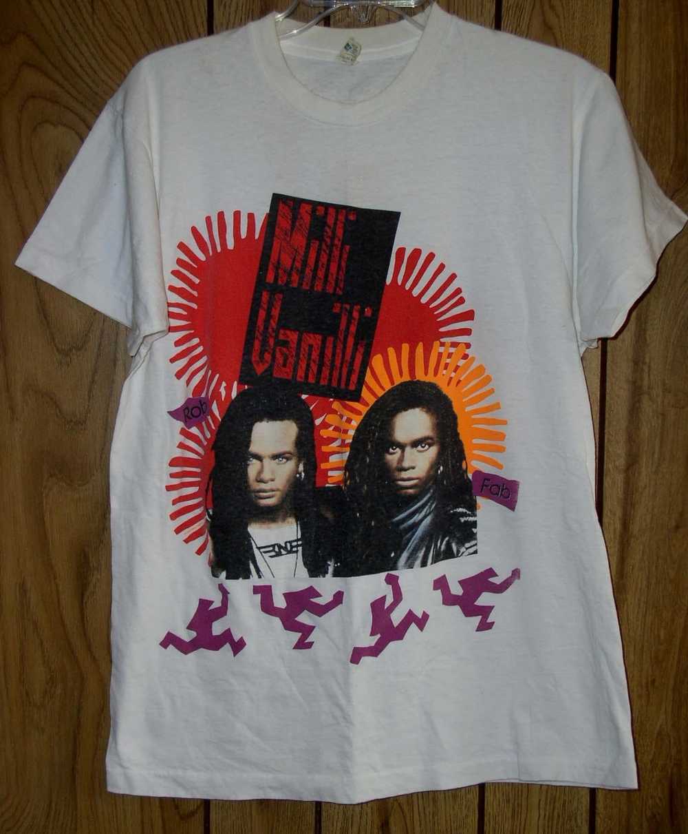 Rap Tees × Rare × Vintage Milli Vanilli Concert S… - image 1