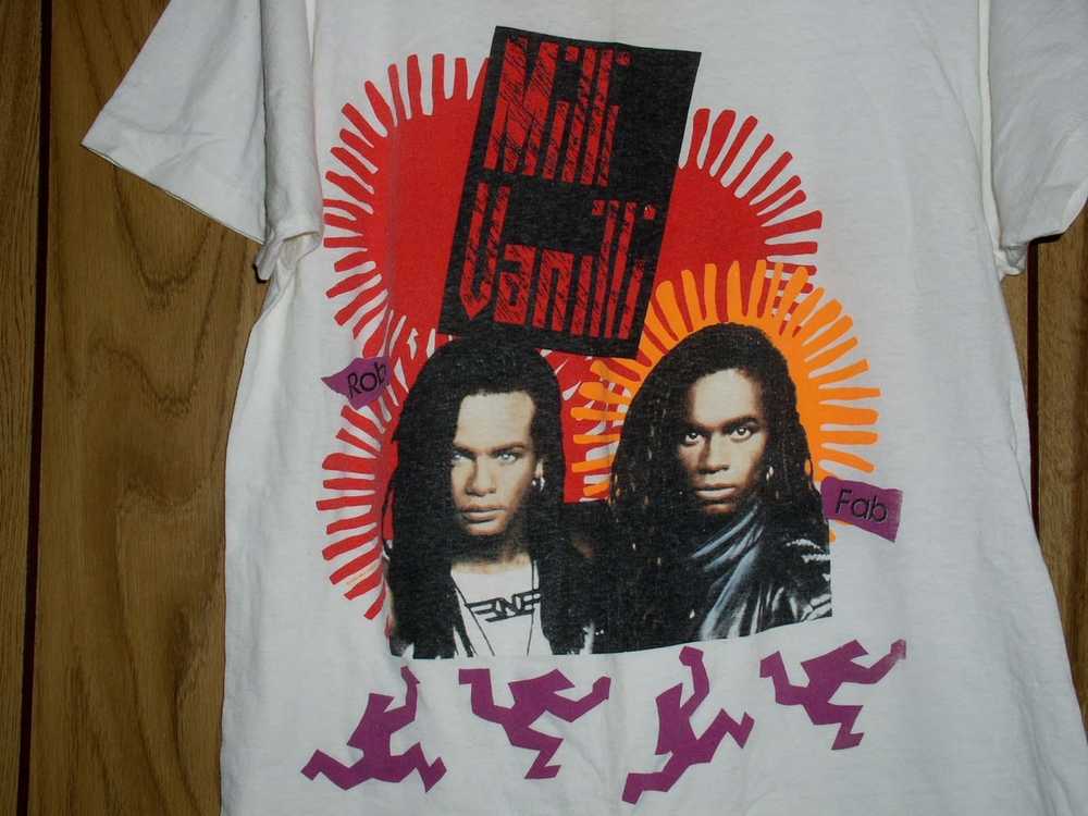 Rap Tees × Rare × Vintage Milli Vanilli Concert S… - image 3