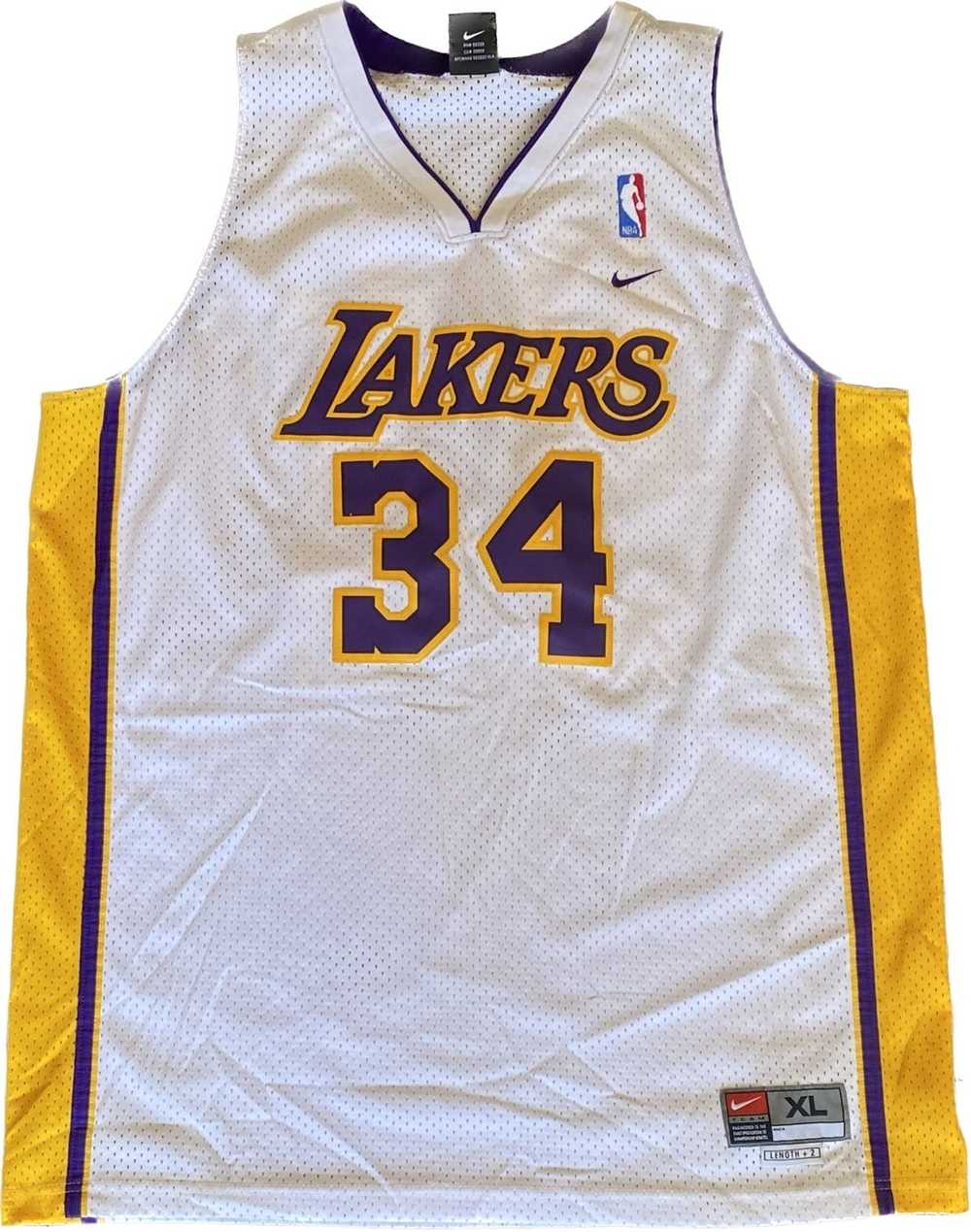 Nike Vintage Nike LA Lakers Shaquille O'Neal #34 … - image 1