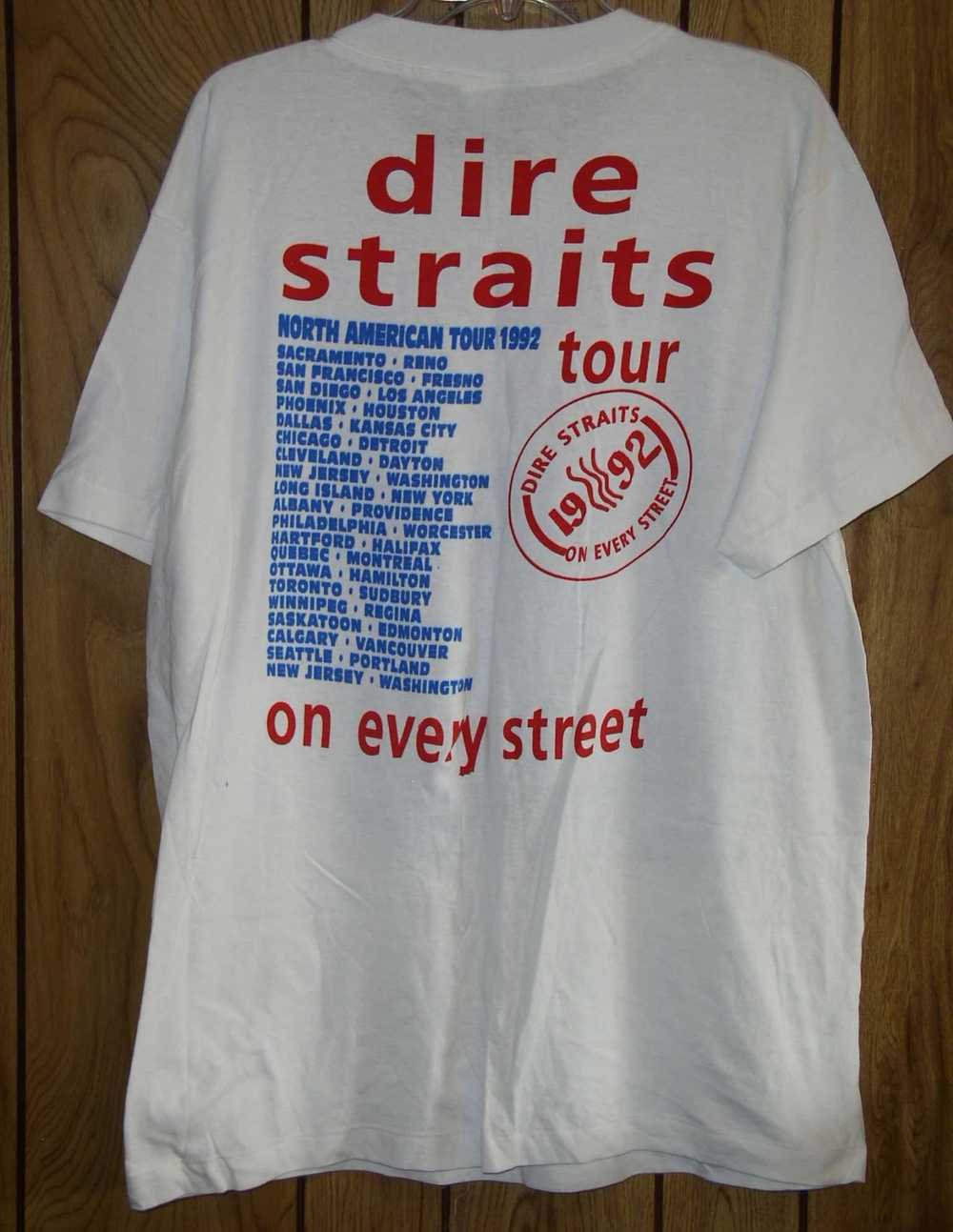 Band Tees × Rare × Vintage Dire Straits Concert T… - image 2