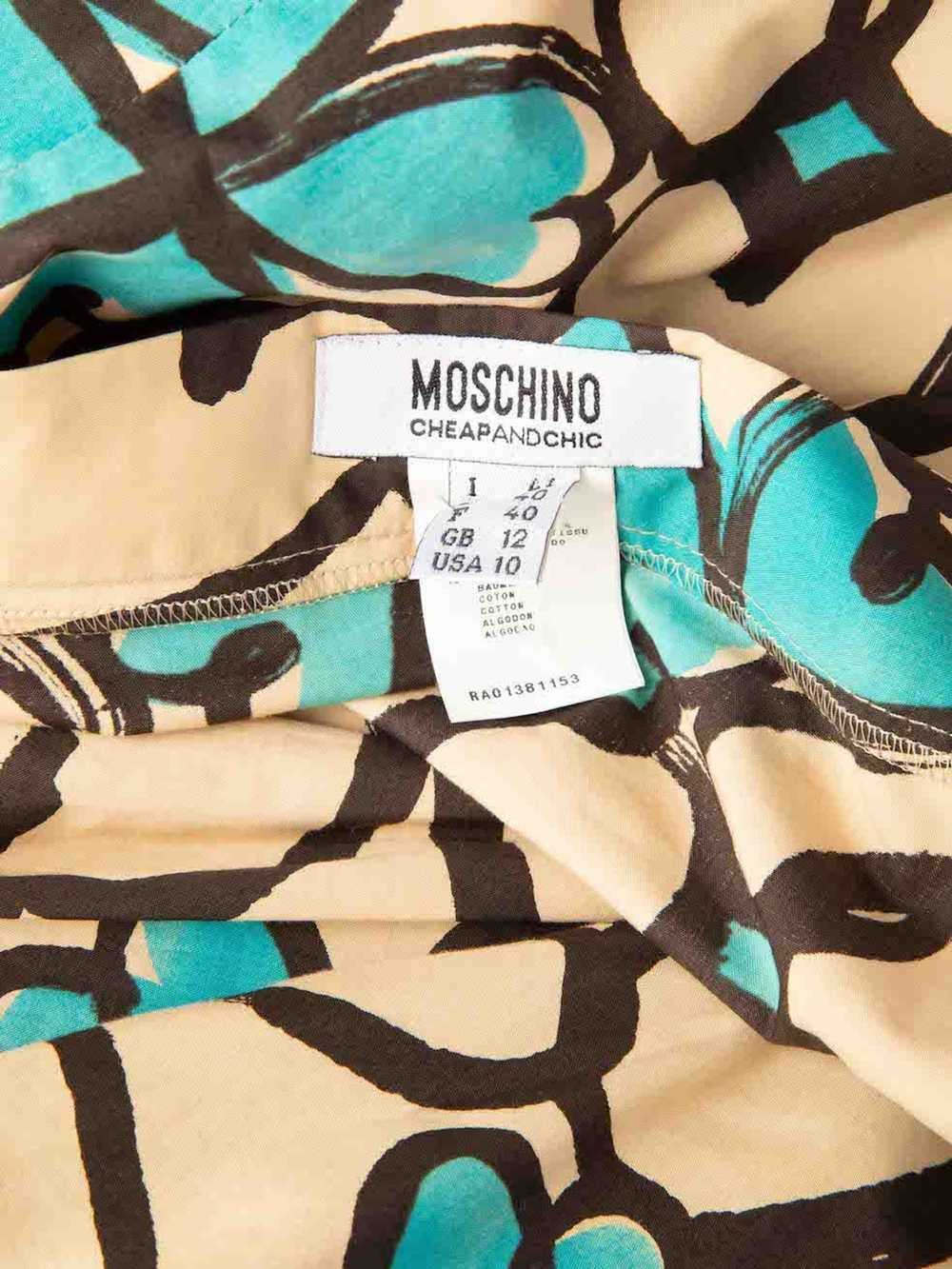 Moschino Moschino Cheap & Chic Beige Cotton Flora… - image 5