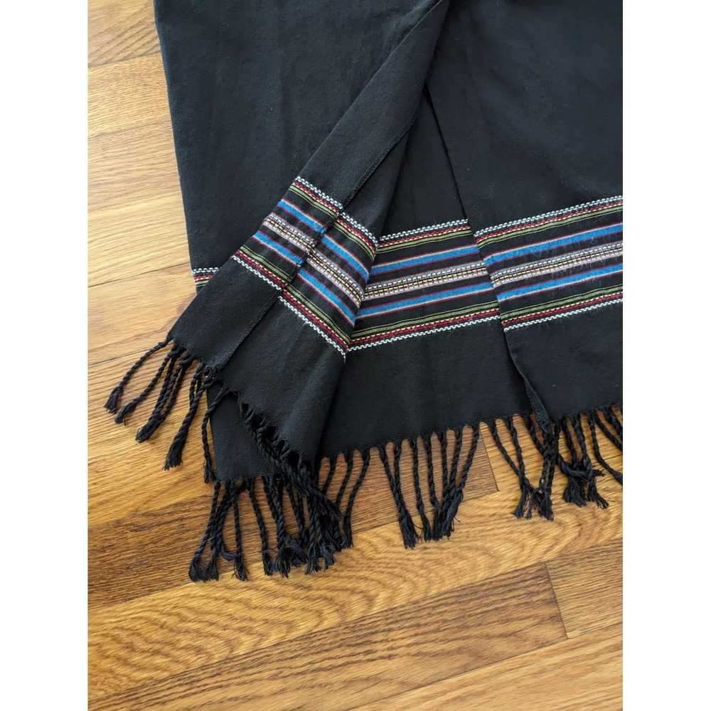 Vintage Vintage Y2k Black Fringe Skirt - image 5