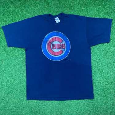 90s Vintage Chicago Cubs Shirt Knit Shirt Garan Brand Cubs T Shirt Mens L  1990