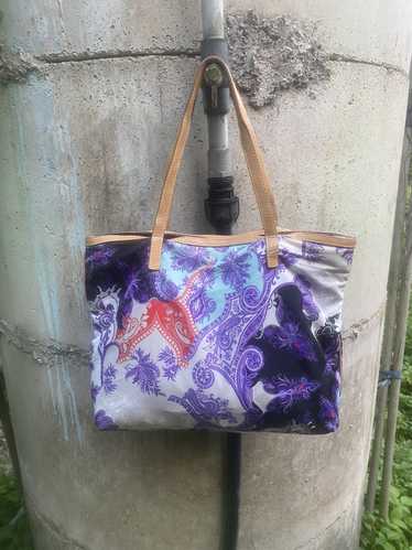 Etro FLORAL PAISLEY MOTIF TOTE SHOULDER BAG