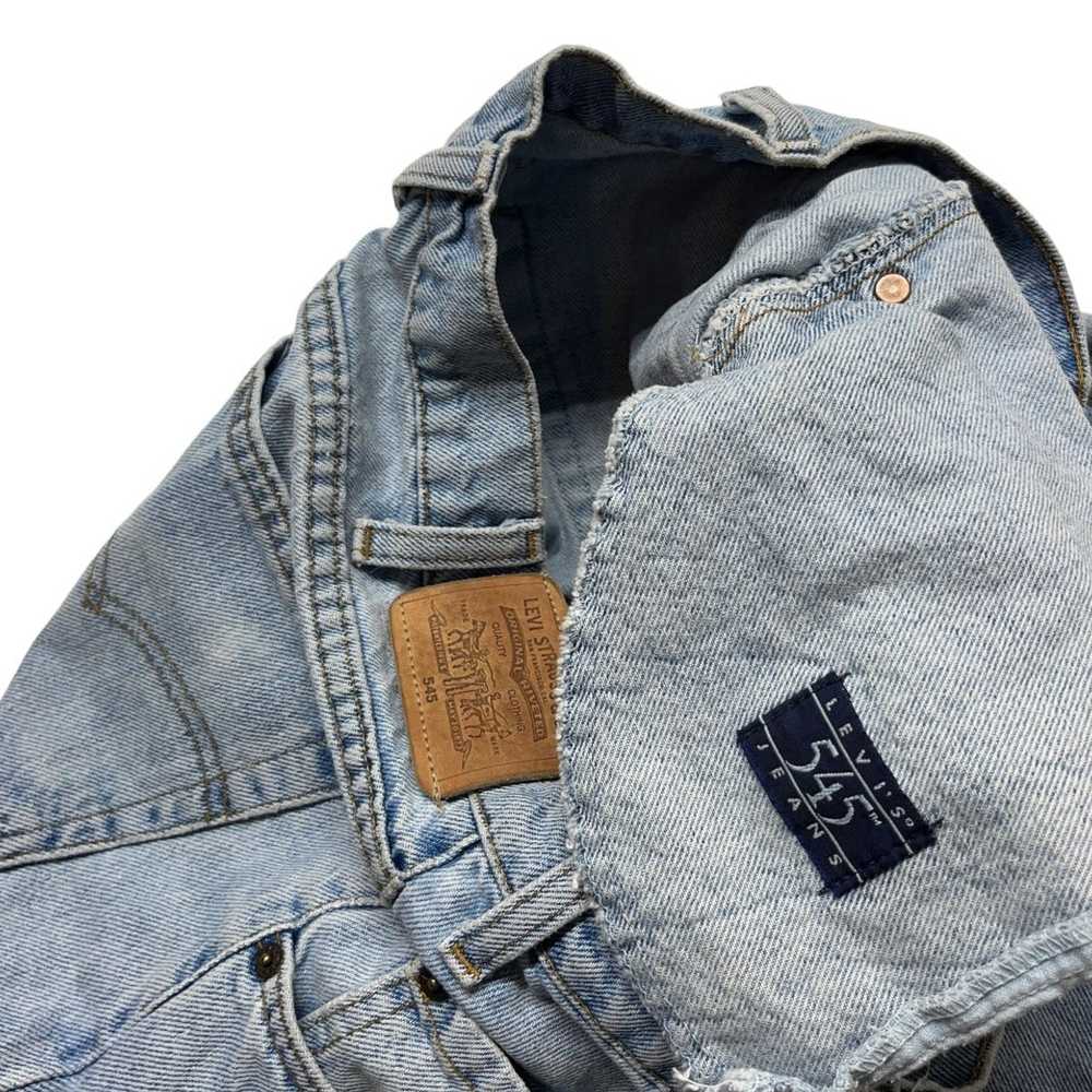 Levi's × Made In Usa × Vintage 90s Levi’s 545 Bag… - image 4