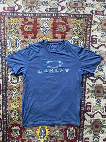 Oakley Retro Frog B1B Short Sleeve Crew Neck T-Shirt Grey