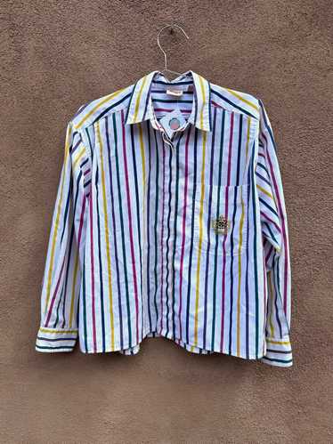 Huntington Ridge Striped Blouse - image 1