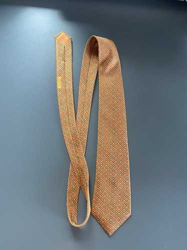 Hermes Orange tie , Hermes Paris , 7656 TA , elega