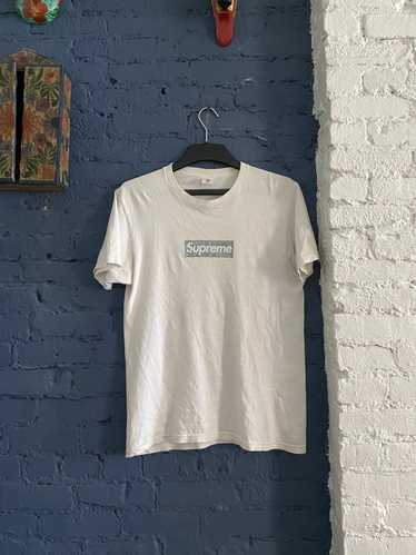 Supreme New York Yankees Box Logo Tee White