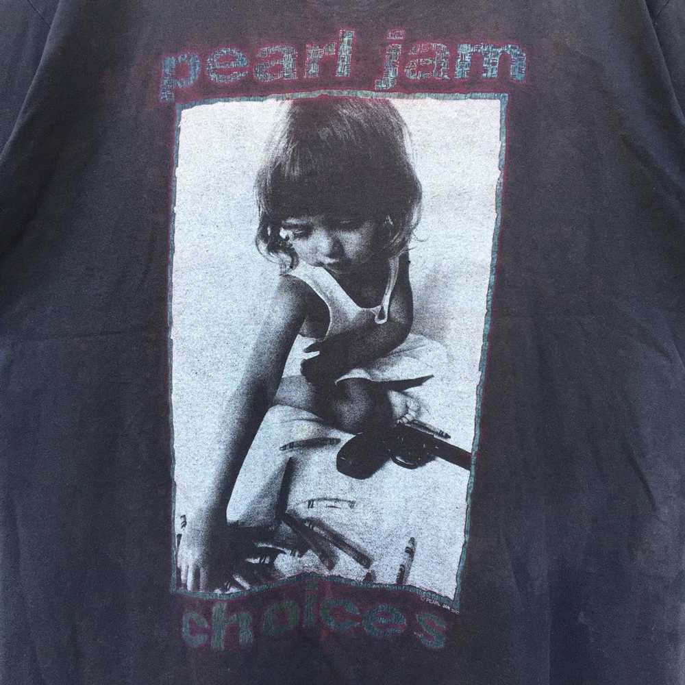 Band Tees × Vintage Vintage 1992 PEARL JAM CHOICE… - image 6