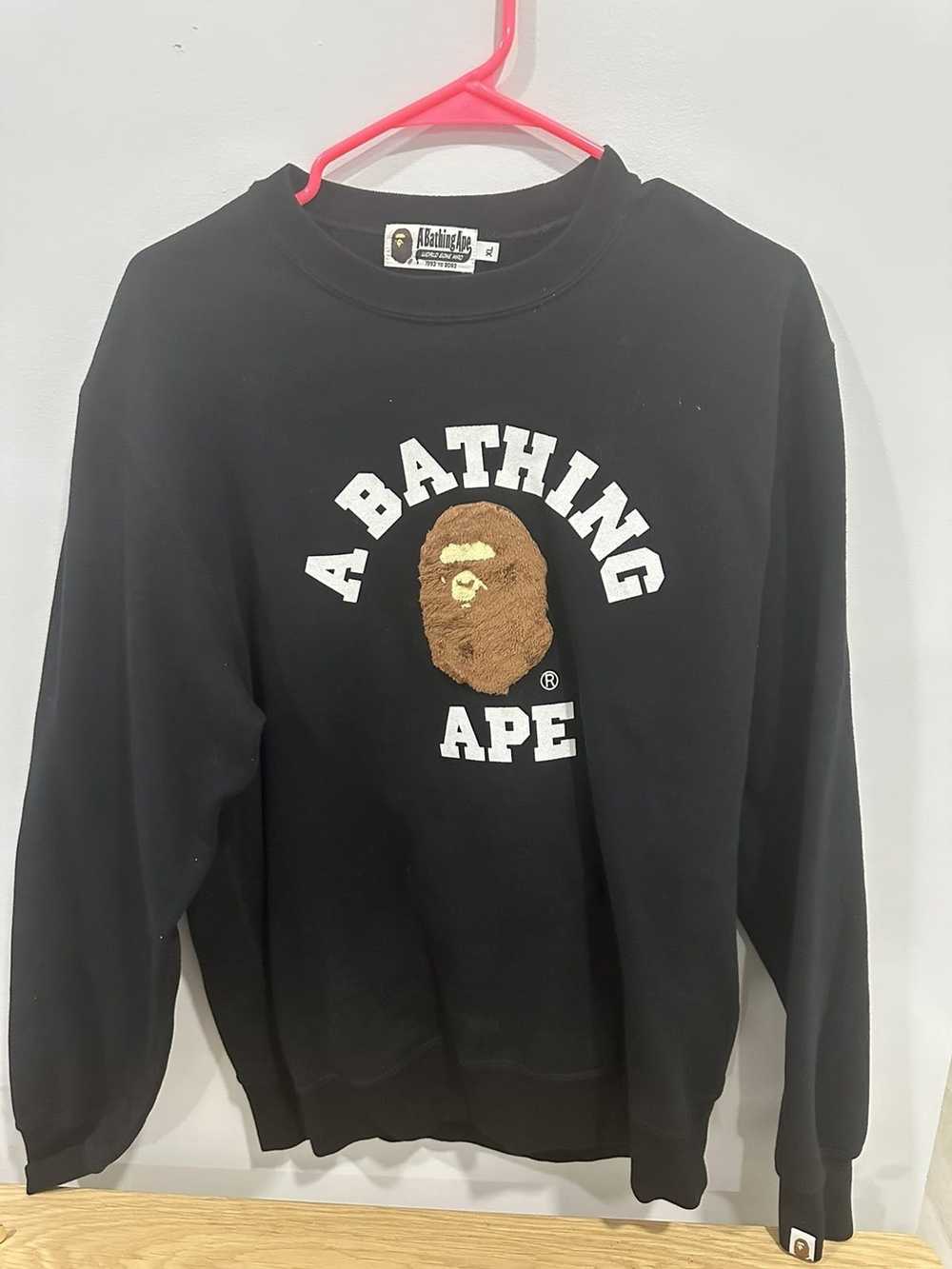 Bape Black bape crew neck - image 2