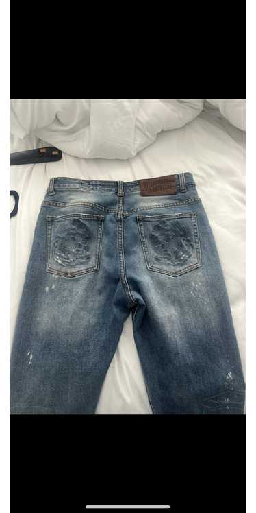 New Mens Denim Jeans Cultivate Ones Morality  Men Luxury Designer Brand 1LLV Jeans  1LEmbroidery From Manshirt, $44.68