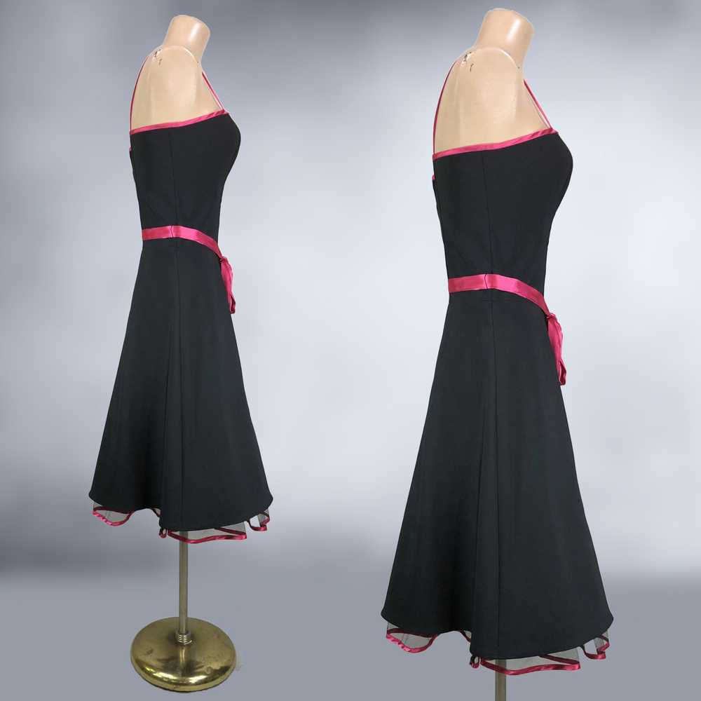 00s Y2K Vintage Pin-Up Crinoline Party Dress Size… - image 7