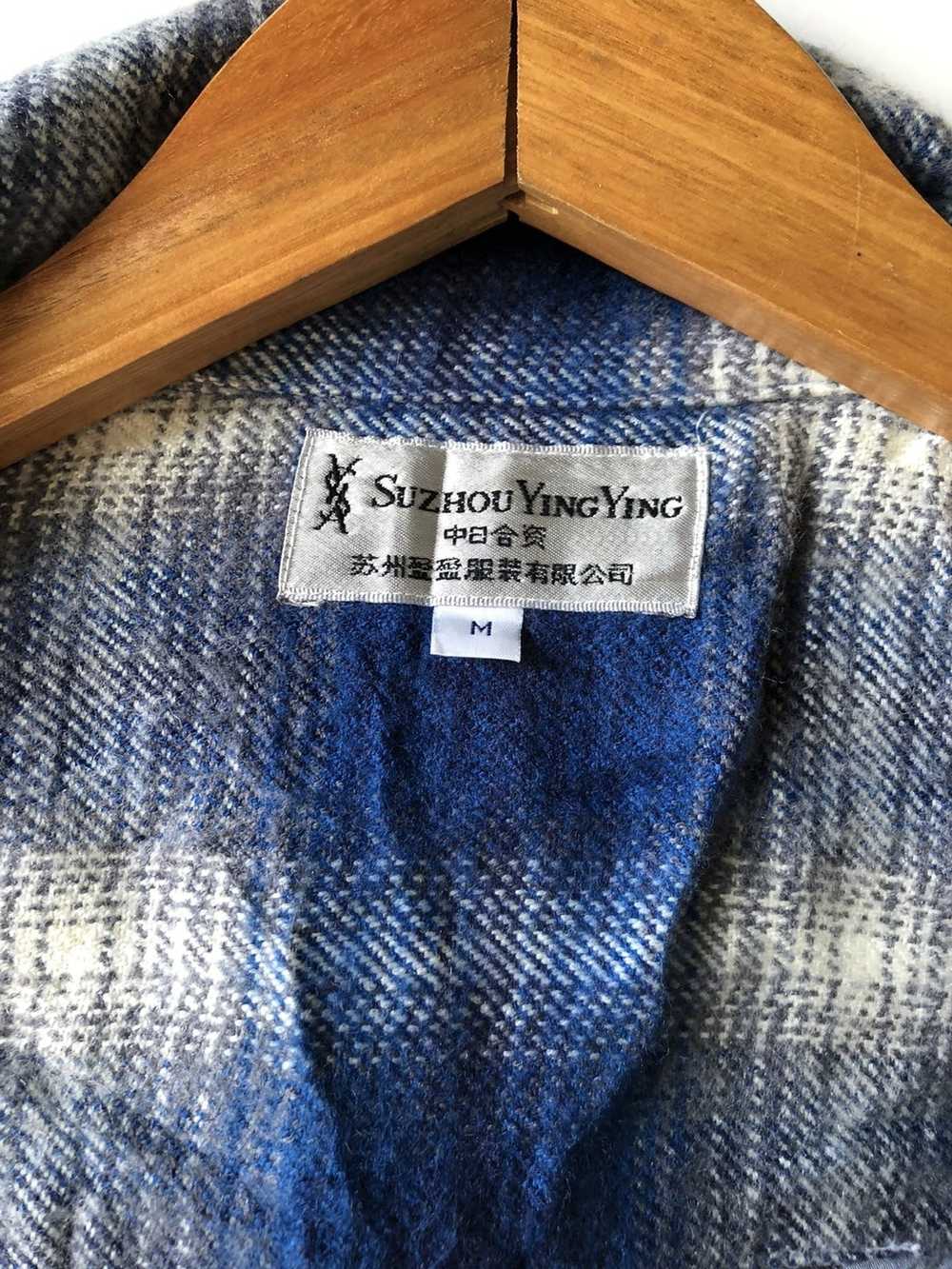 Flannel × Japanese Brand Vintage flannel Suzhou y… - image 5